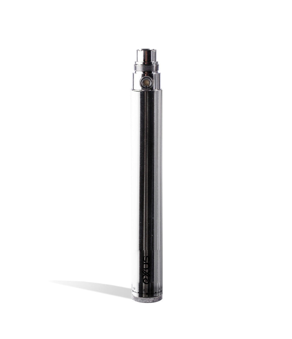 Silver Exxus Vape Twist 1100 mah Battery on white background